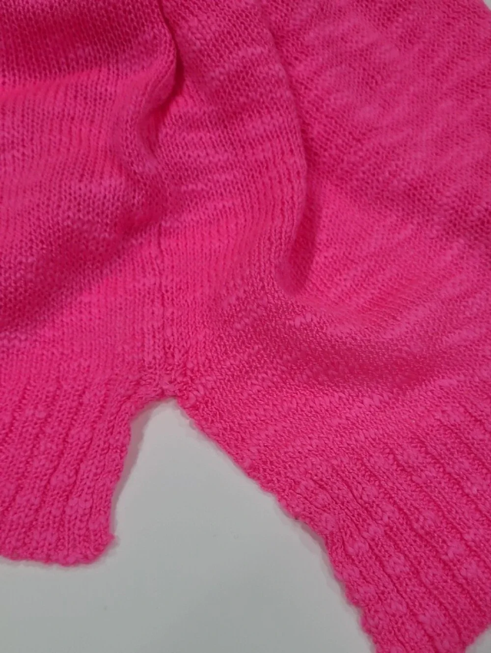 Heart N Crush Girls Bright Pink Anchor Knit Sweater - Sz M
